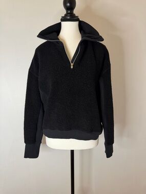 Lululemon Scuba Oversized Half-Zip Hoodie in the Sherpa (fleece) version